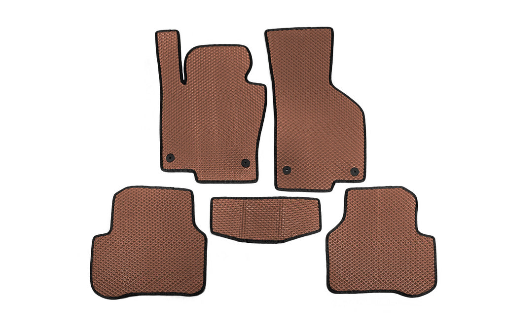 EVA Floor Mats (brick red) for Volkswagen Passat B6 2006-2012 - image 1
