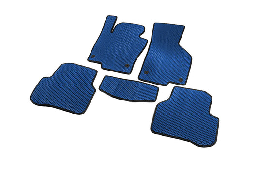 EVA Floor Mats (Blue) for Volkswagen Passat B6 2006-2012 - image 2