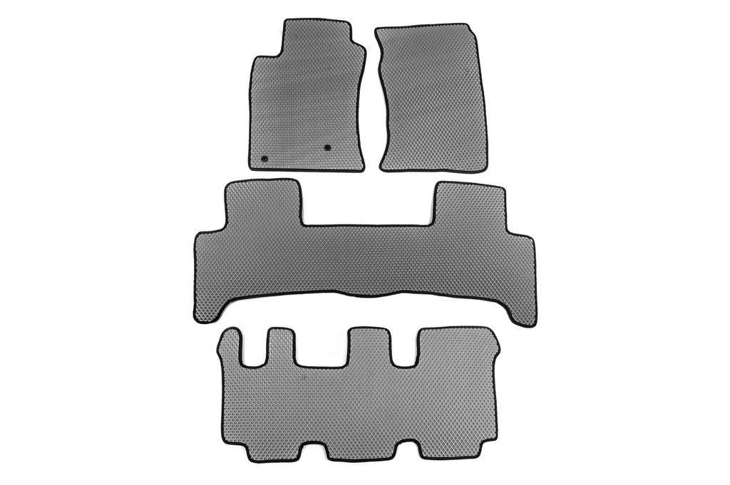 EVA Floor Mats (3 Rows, Gray) for Toyota Land Cruiser Prado 120 2002-2009 - image 1