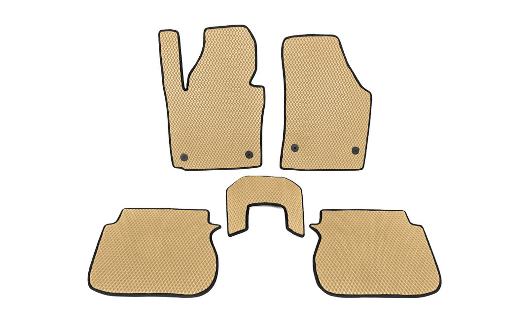 EVA Floor Mats (Beige) for Volkswagen Caddy 2015-2020 - image 4