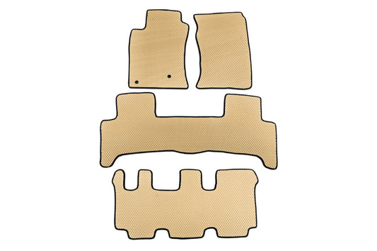 EVA Floor Mats (3 Rows, Beige) for Lexus GX470 2002-2009 - image 1