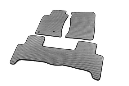 EVA Floor Mats (3 Rows, Gray) for Toyota Land Cruiser Prado 120 2002-2009 - image 4