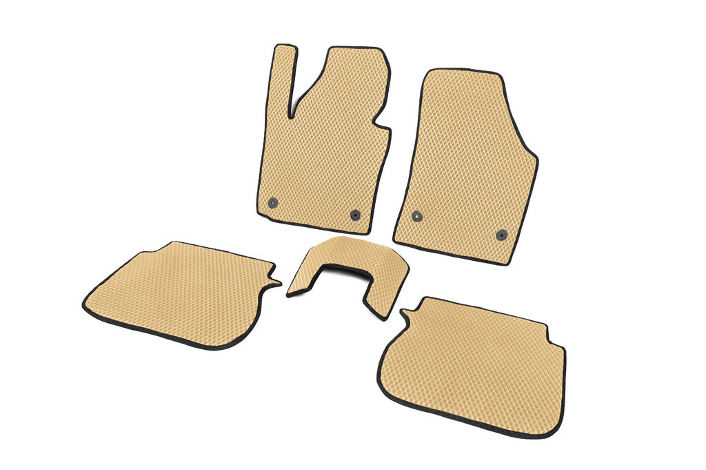 EVA Floor Mats (Beige) for Volkswagen Caddy 2015-2020 - image 6