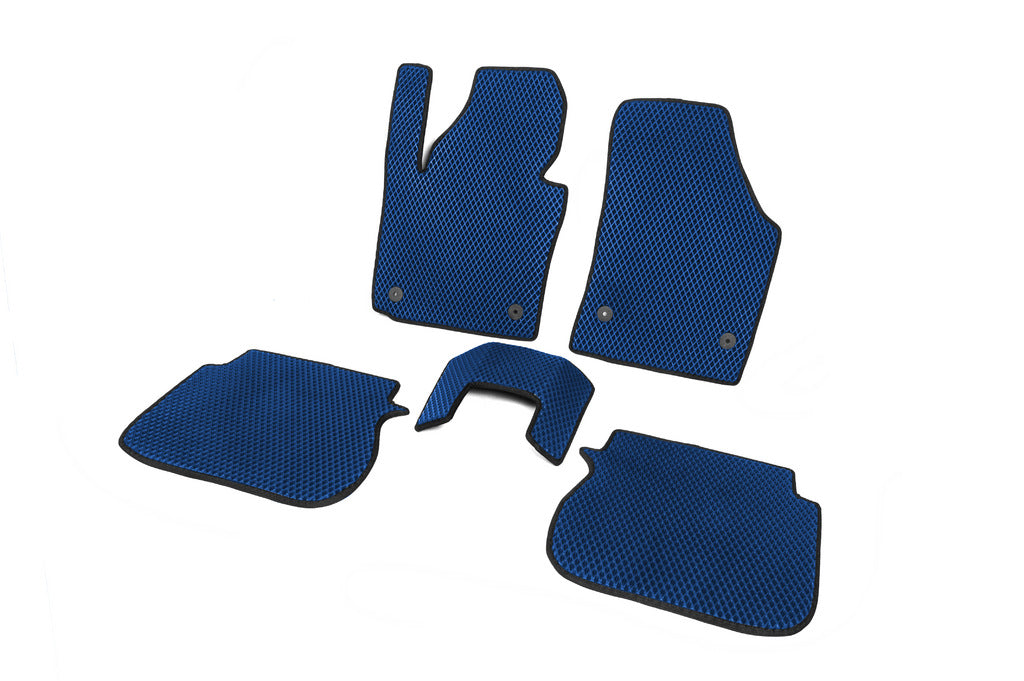 EVA Floor Mats (Blue) for Volkswagen Caddy 2015-2020 - image 6