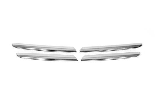 Scuff grille (4 strips, stainless steel.) for Dacia Dokker 2013-2022 - Reelken Auto