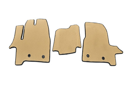 EVA Floor Mats (Front, Beige) for Ford Custom 2013-2022 - image 1