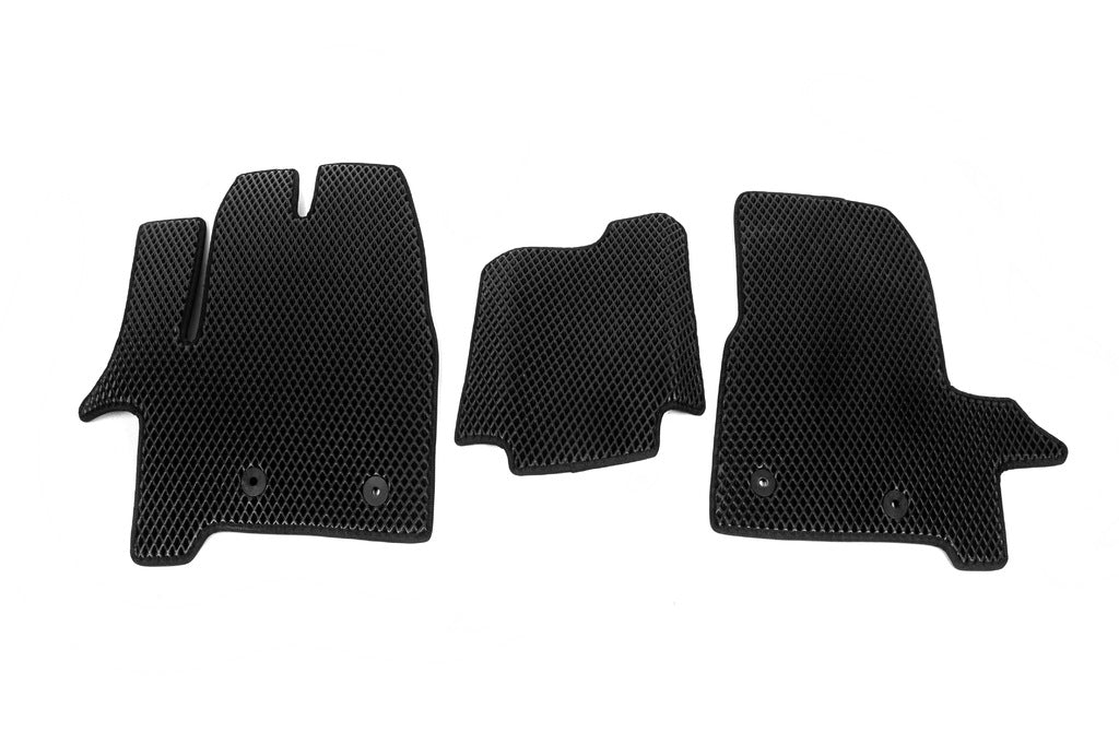 EVA Floor Mats (Front, Black) for Ford Custom 2013-2022 - image 9