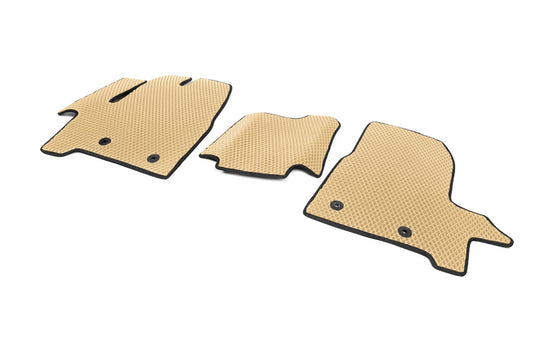 EVA Floor Mats (Front, Beige) for Ford Custom 2013-2022 - image 2