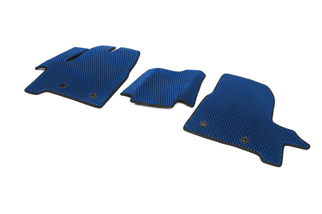 EVA Floor Mats (Front, Blue) for Ford Custom 2013-2022 - image 2