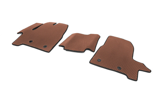 EVA Floor Mats (Front, Brown) for Ford Custom 2013-2022 - image 2