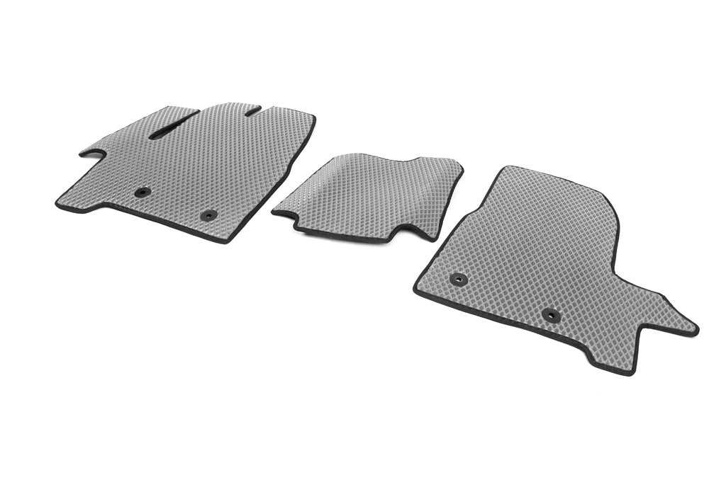 EVA Floor Mats (Front, Gray) for Ford Custom 2013-2022 - image 2