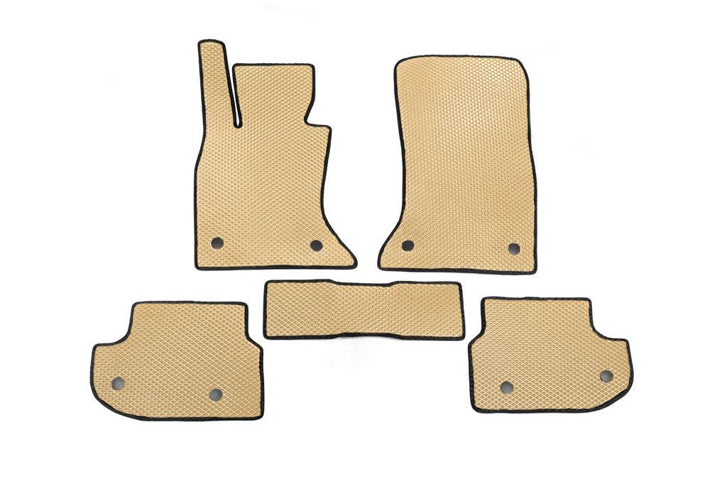 Mats 2013-2016 (EVA, beige) for BMW 5 series F-10/11/07 2010-2016 - Reelken Auto