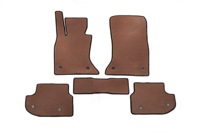 Floor mats 2013-2016 (EVA, brown) for BMW 5 Series F-10/11/07 2010-2016 - image 1