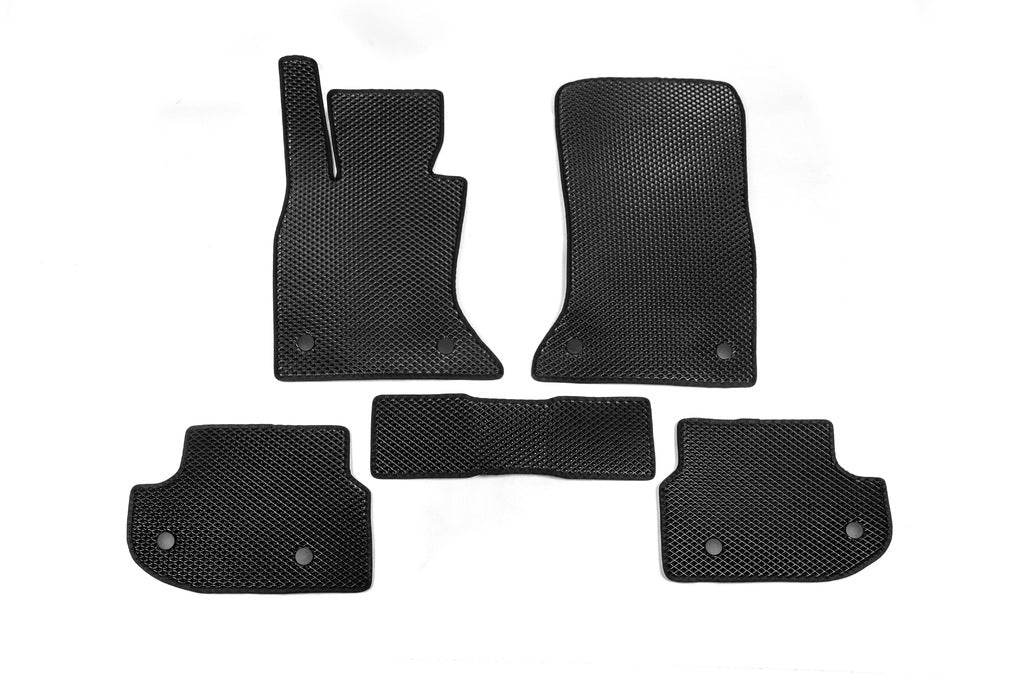 Floor mats 2013-2016 (EVA, black) for BMW 5 series F-10/11/07 2010-2016 - Reelken Auto
