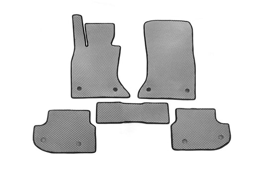 Floor mats 2013-2016 (EVA, gray) for BMW 5 Series F-10/11/07 2010-2016 - image 1