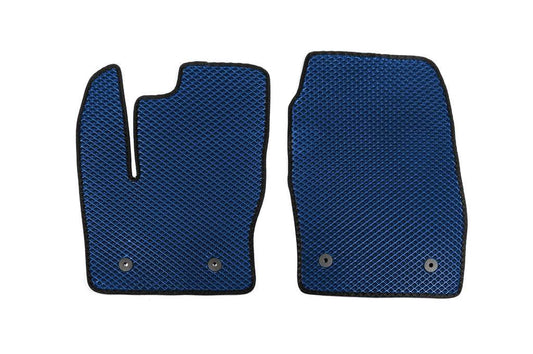 EVA mats (manual transmission, blue) for Ford Connect 2014-2021 - Reelken Auto