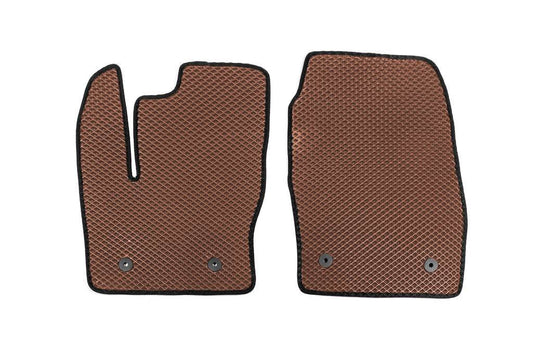 EVA mats (manual transmission, brown) for Ford Connect 2014-2021 - Reelken Auto