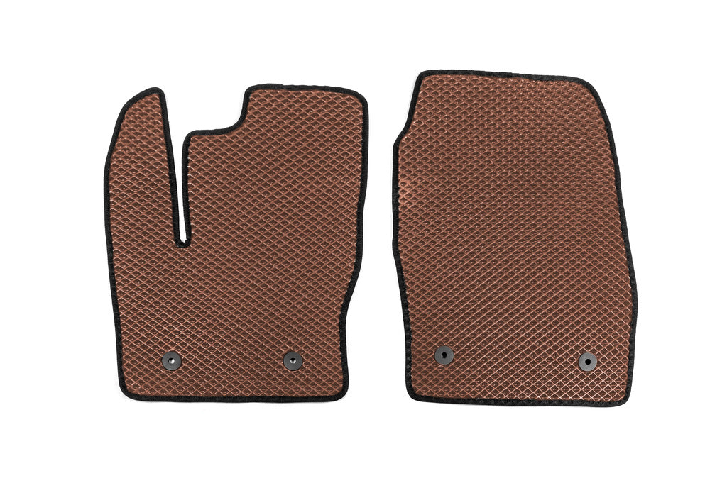 EVA Floor Mats (Manual Transmission, Brown) for Ford Connect 2014-2021 - image 1