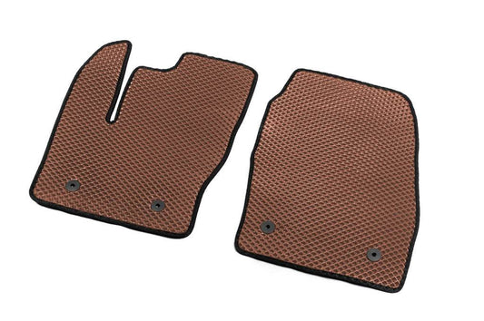 EVA mats (manual transmission, brown) for Ford Connect 2014-2021 - Reelken Auto