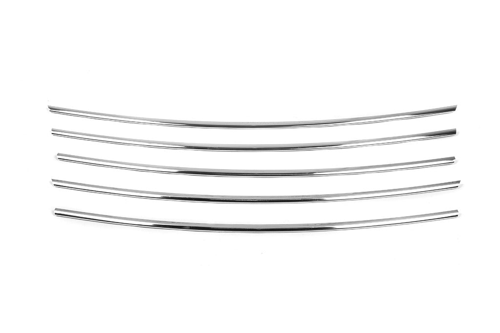 Chrome Grille Covers (2005-2008, 5 pcs, Stainless Steel) for Peugeot 307 2001-2008 - image 2