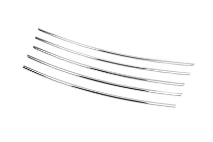 Chrome Grille Covers (2005-2008, 5 pcs, Stainless Steel) for Peugeot 307 2001-2008 - image 3