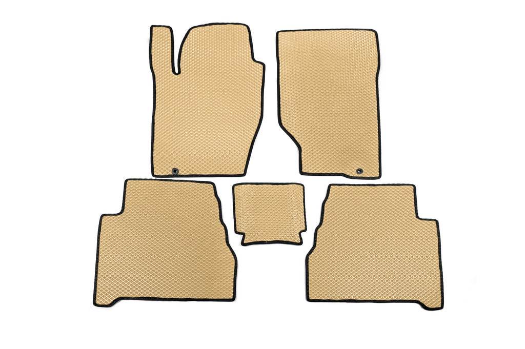 EVA mats (Beige) for Kia Sorento I BL 2002-2009 - Reelken Auto