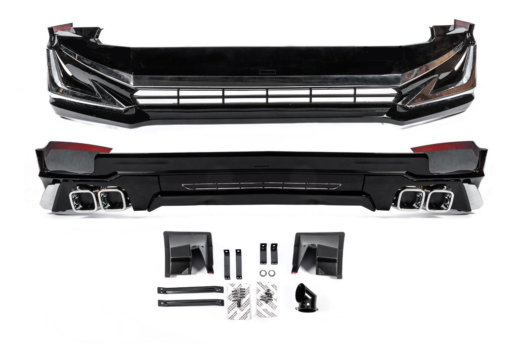 Pads on front and rear bumper Modelista V3-LED (2017-) for Toyota Land Cruiser Prado 150 - image 1