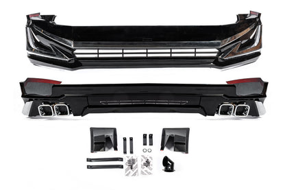 Pads on front and rear bumper Modelista V3-LED (2017-) for Toyota Land Cruiser Prado 150 - image 1