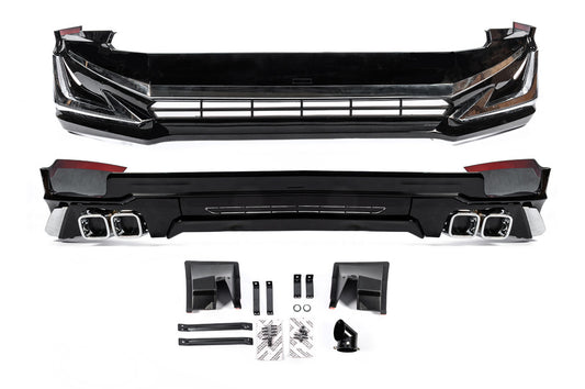 Front and Rear Bumper Covers Modelista V3-LED (2017-) for Toyota Land Cruiser Prado 150 2009-2023 - image 1