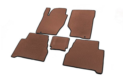 EVA mats (Brown) for Kia Sorento I BL 2002-2009 - Reelken Auto