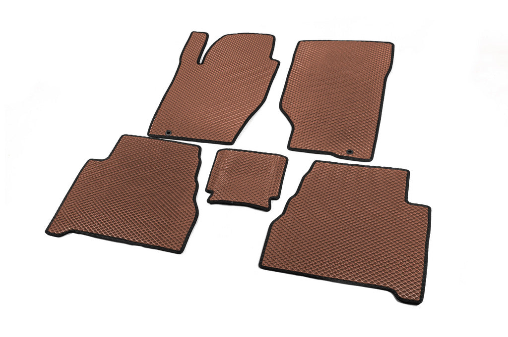 EVA Floor Mats (Brown) for Kia Sorento I BL 2002-2009 - image 2