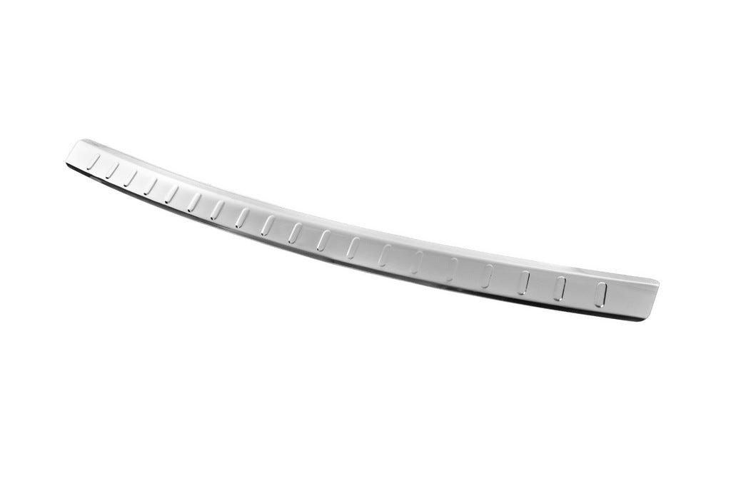Rear Bumper Protector Carmos V2 (SW, Stainless Steel) for Skoda Superb 2009-2015 - image 2