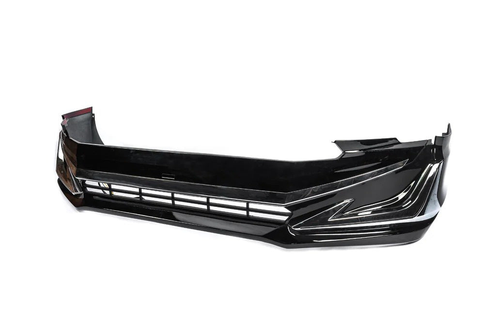 Front bumper lip Modelista V3-LED (2017-) for Toyota Land Cruiser Prado 150 2009-2023 - image 1