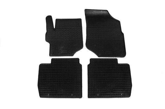 Rubber Floor Mats (4 pcs, Polytep) for Citroen C-Elysee 2013-2022 - image 2