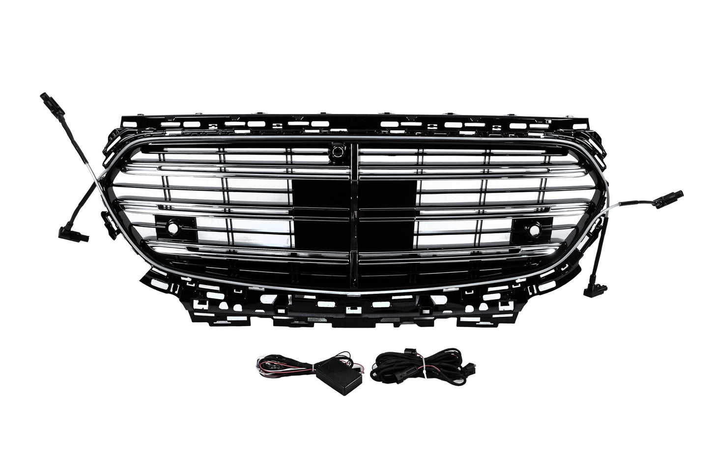Front Grille in W223 AMG-Line Style with LED for Mercedes E-сlass W214 2023- - image 2