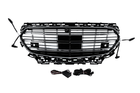 Front Grille in W223 AMG-Line Style with LED for Mercedes E-сlass W214 2023- - image 2