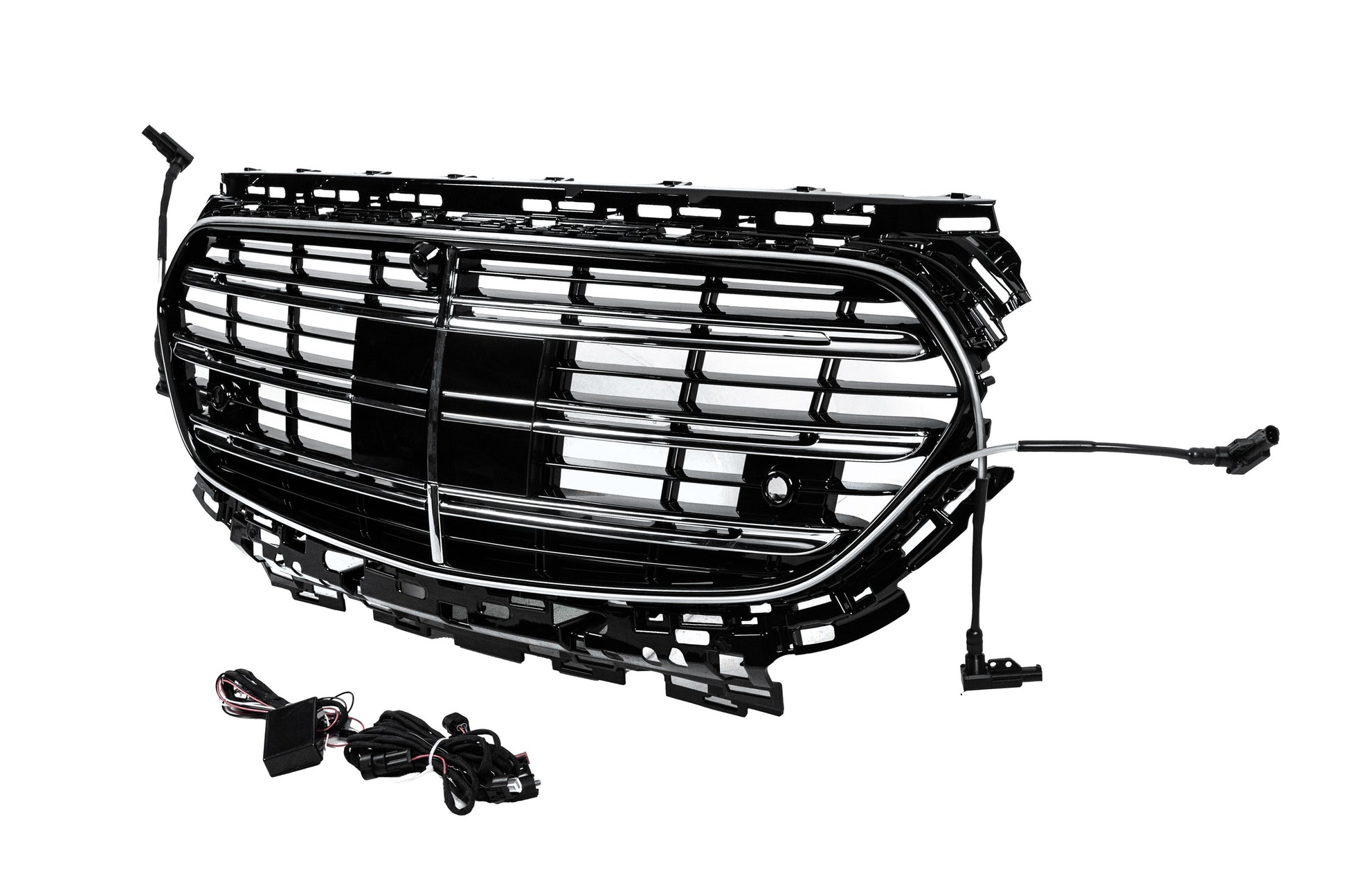 Front Grille in W223 AMG-Line Style with LED for Mercedes E-сlass W214 2023- - image 3