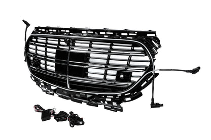Front Grille in W223 AMG-Line Style with LED for Mercedes E-сlass W214 2023- - image 3