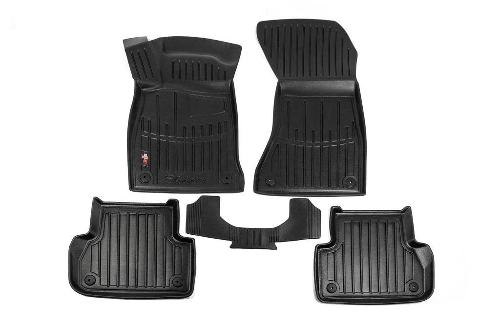 Stingray 3D mats (5 pcs, polyurethane) for Audi A4 B9 2015-2024 - Reelken Auto