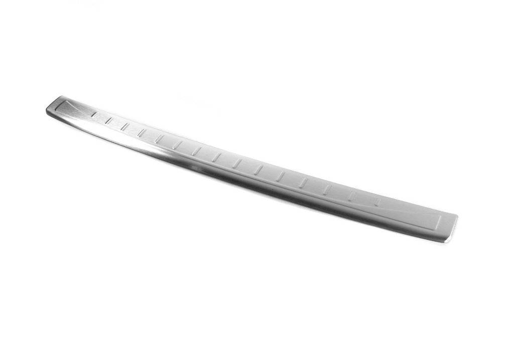 Cover on the rear bumper 3D/Cabrio (OmsaLine, stainless steel) for Fiat 500/500L - Reelken Auto