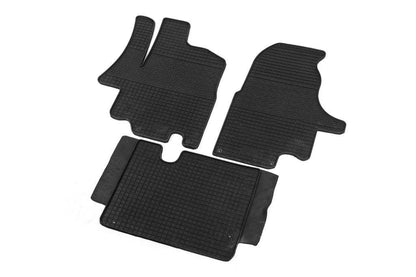 Rubber mats (3 piece, Polytep) for Opel Movano 2004-2010 - Reelken Auto