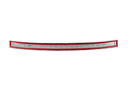 Cover on the rear bumper 3D/Cabrio (OmsaLine, stainless steel) for Fiat 500/500L - Reelken Auto
