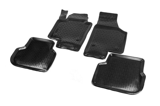Rubber mats (4 pieces, Niken 3D) for Volkswagen Jetta 2011-2018 - Reelken Auto
