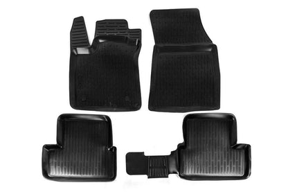 Rubber mats (4 pieces, Niken 3D) for Renault Megane IV 2016-2025 - Reelken Auto