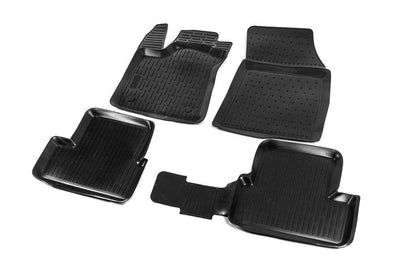 Rubber mats (4 pieces, Niken 3D) for Renault Megane IV 2016-2025 - Reelken Auto