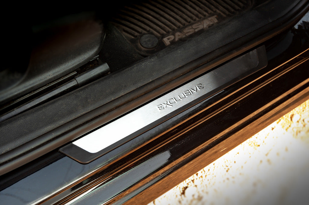 Door Sill Protectors Flexill (4pcs) for Volkswagen Passat B7 2012-2015 - image 1