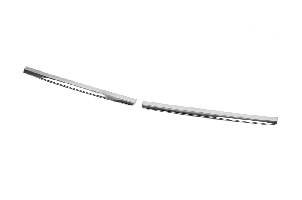 Lining on the grille (2 PCs, stainless steel) for Volkswagen Caddy 2015-2020 - image 12
