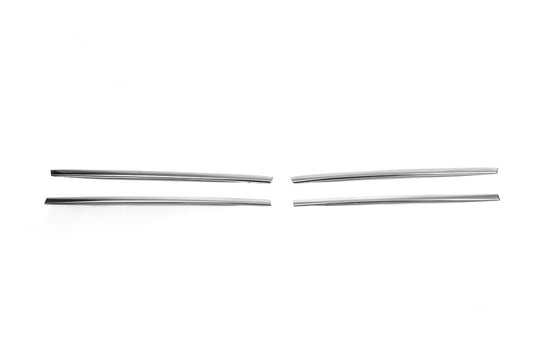Slim Chrome Grille Covers (4 pcs, Stainless Steel) for Volkswagen Golf 5 2003-2009 - image 2
