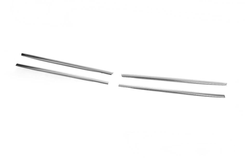 Pads on the bars are narrow (4-piece, stainless steel) for Volkswagen Golf 5 - Reelken Auto