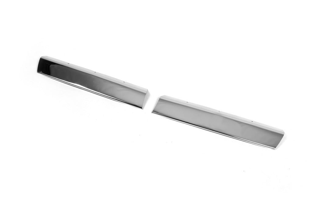 Covers for the center of the grate (2 pcs, stainless steel) for Volkswagen T5 Transporter 2003-2010 - image 3